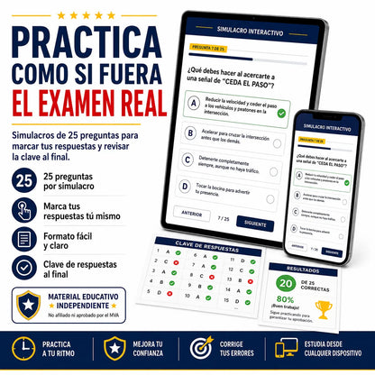 Guía Digital de Manejo Maryland con Preguntas, Simulacros y Plan de Estudio
